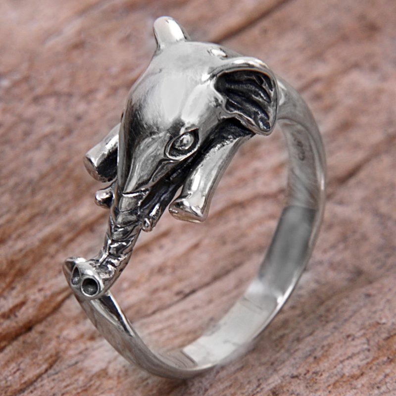 elephant wedding ring